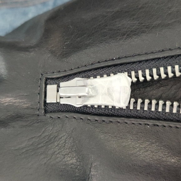Rag & Bone leather jean jacket - Picture 3 of 10